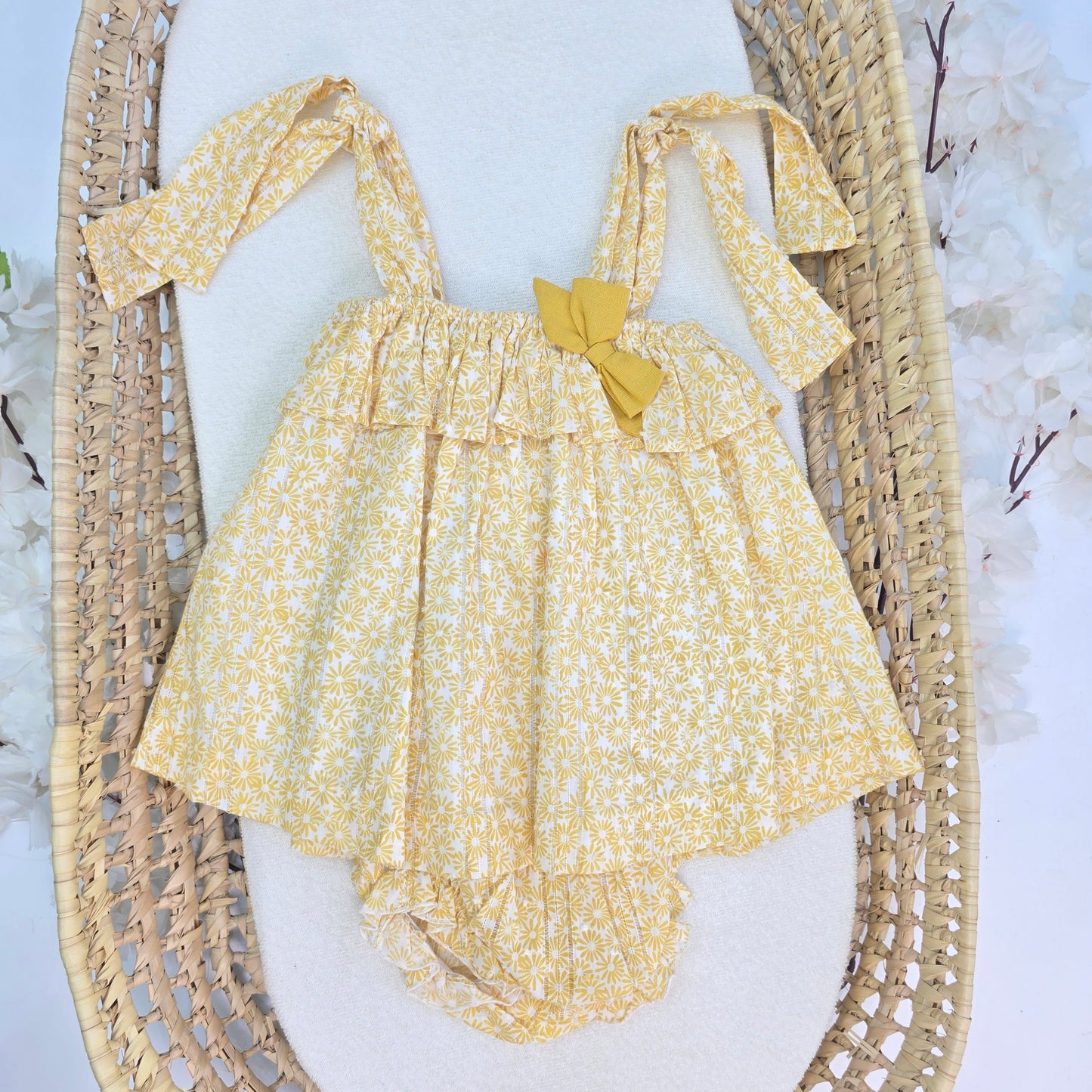 Vestido de Tiros con flores  24285