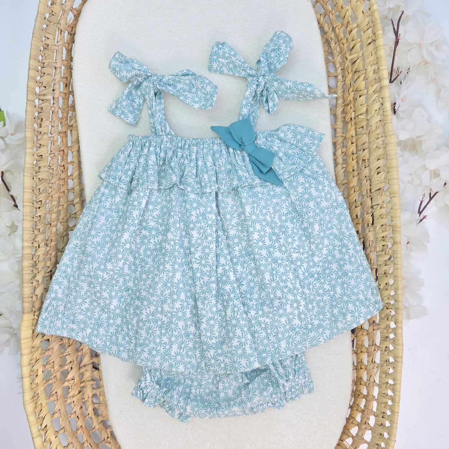 Vestido de Tiros con flores  24285