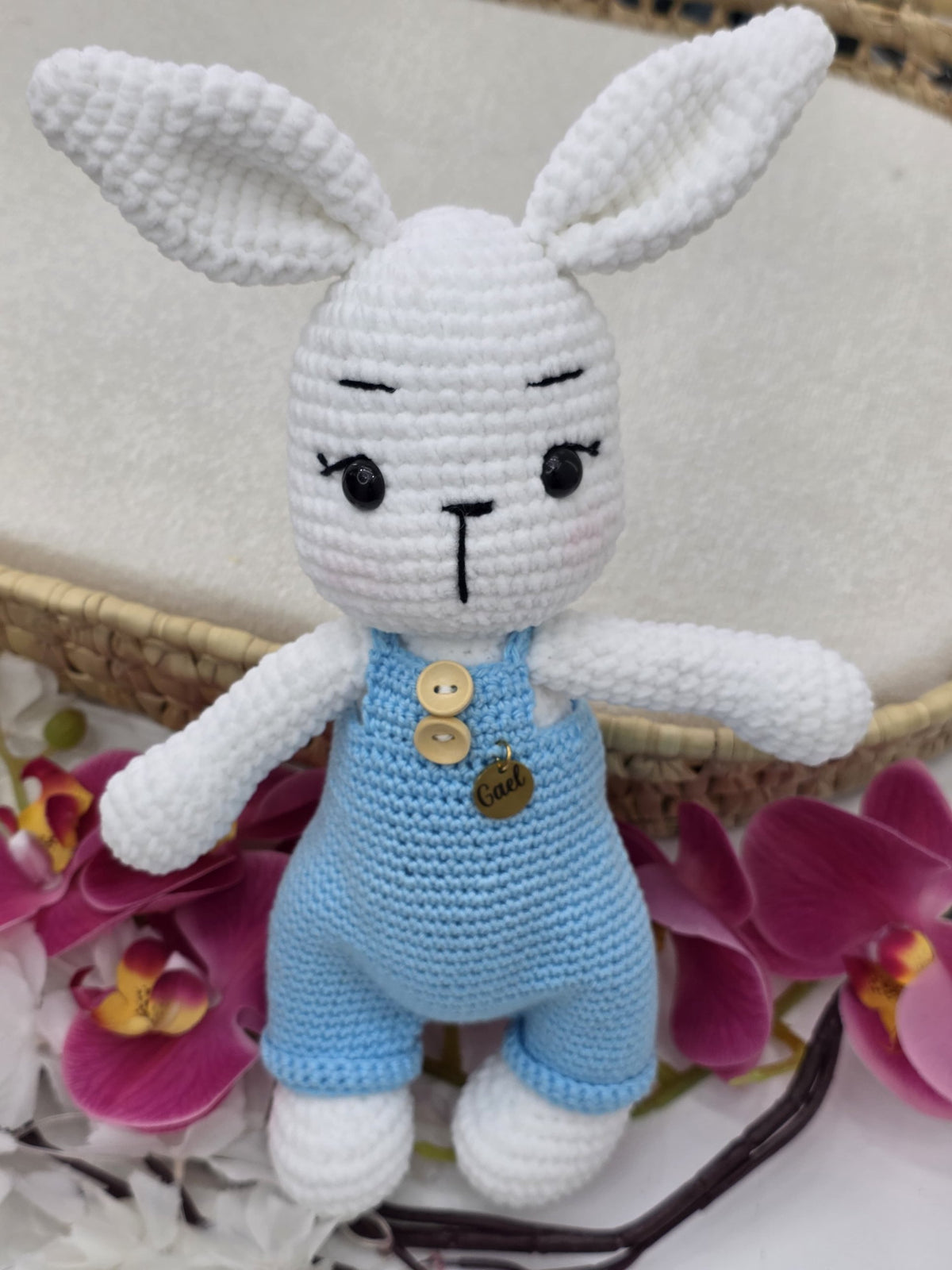 Amigurumi Luna · Azul bebé