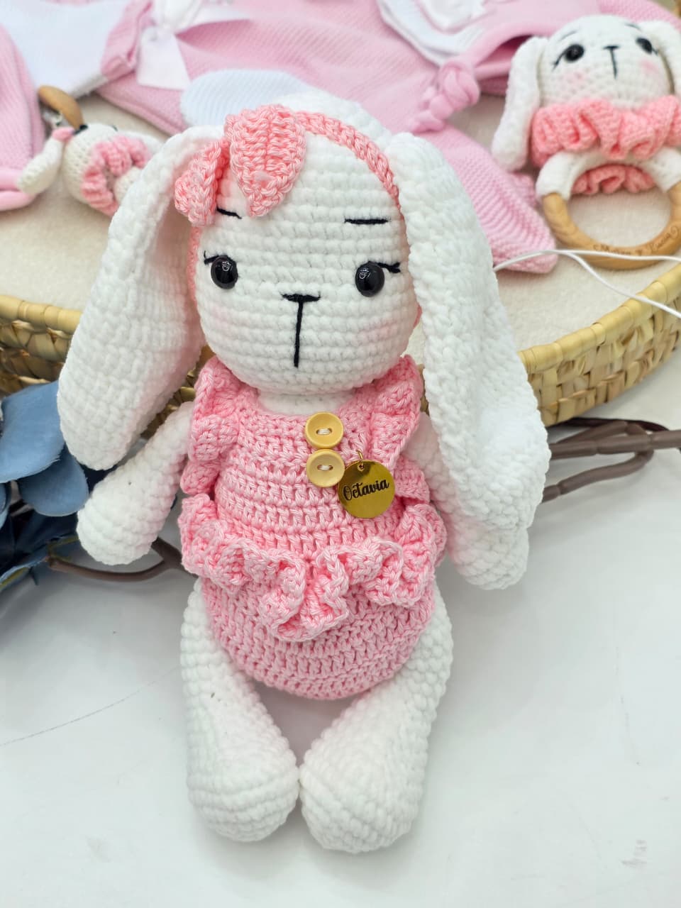 Amigurumi Luna · Rosa bebé